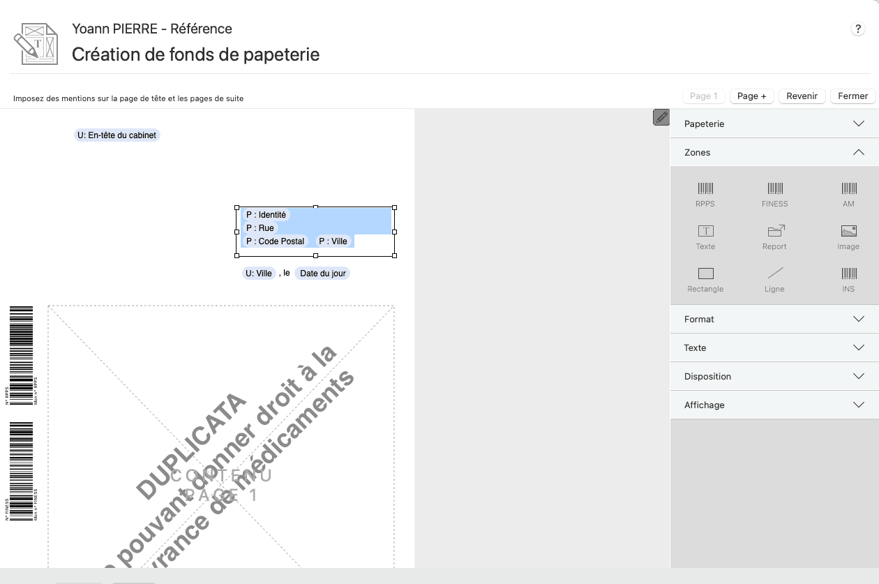 Formulaire de création de compte EtherEgo - Etape 2 : Profession
